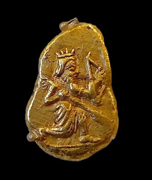 Archaemenid Empire Ancient Coin Pendant - 14k Gold (5th c BCE)