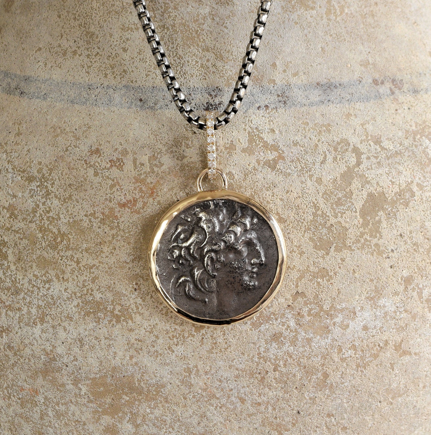 Antiochus VII Tetradrachm with Diamond (100 - 90 BCE)