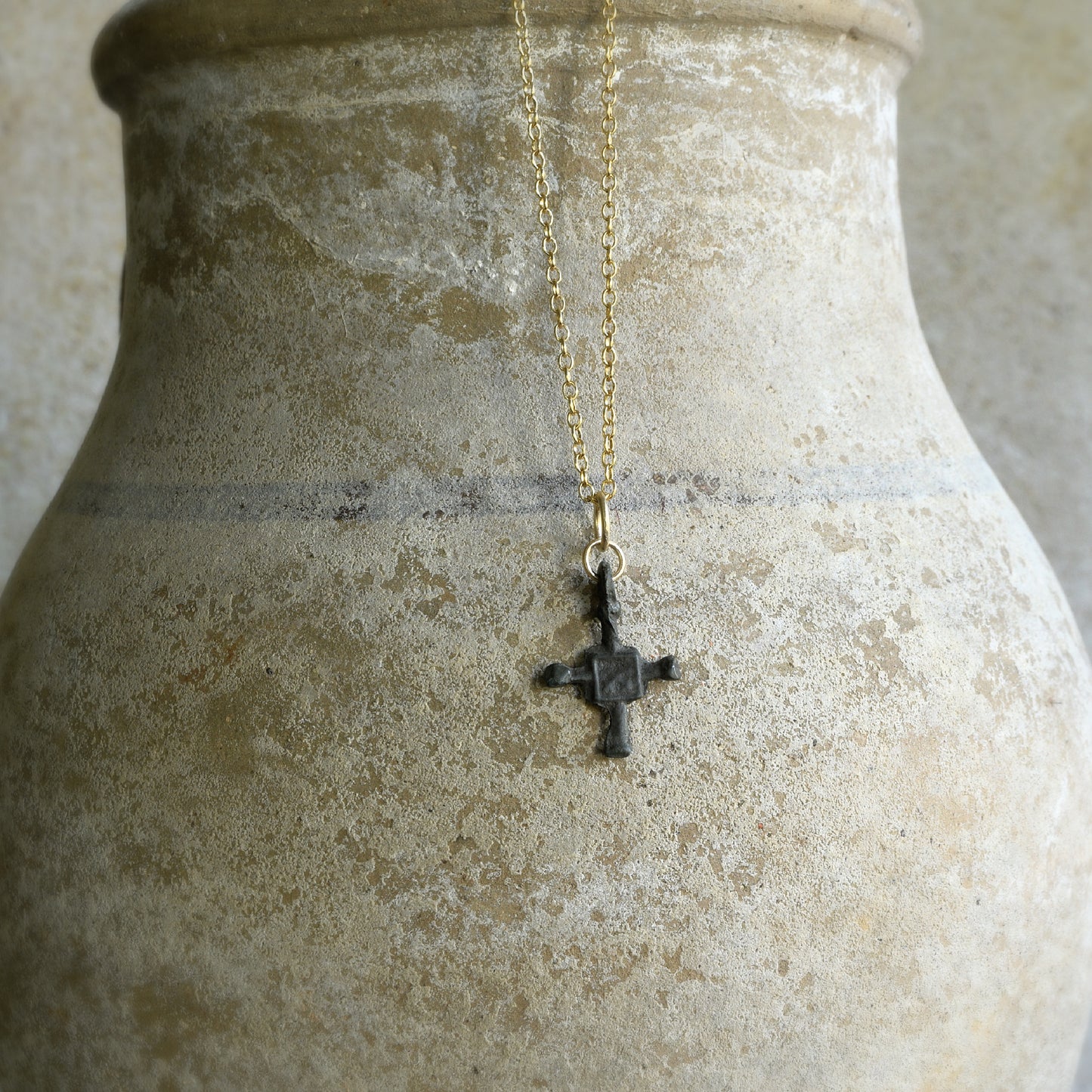 Medieval Cross Amulet (700-1100 AD) - Unisex