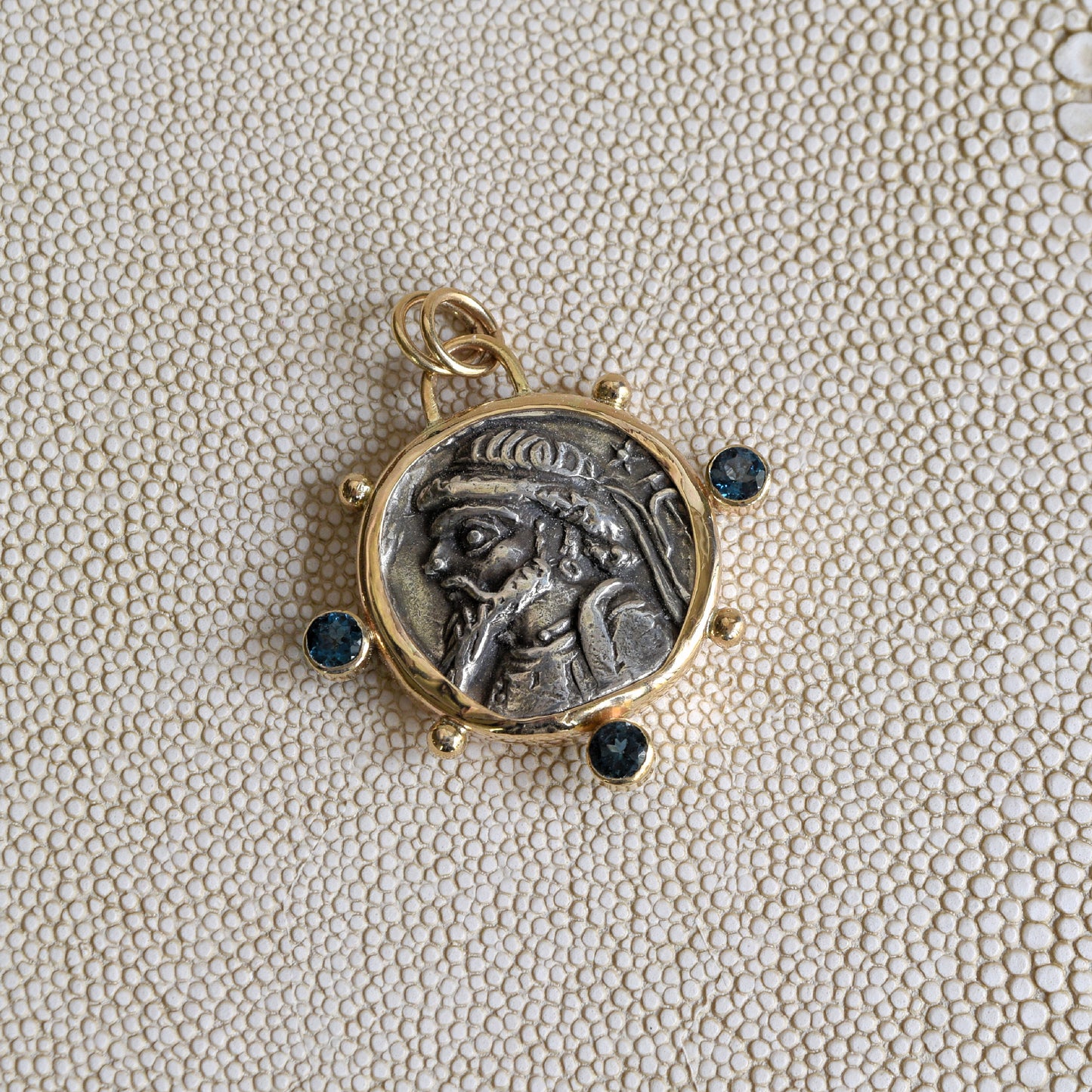 Elymais Kingdom Tetradrachm with London Blue Topaz (42-41 BCE)