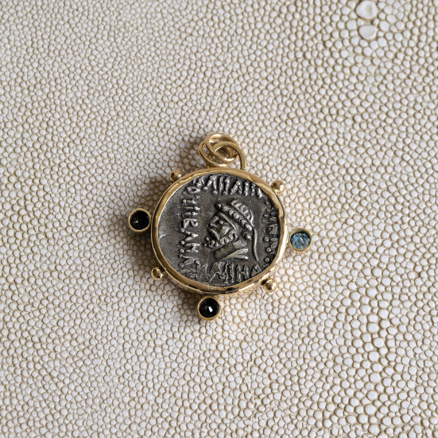 Elymais Kingdom Tetradrachm with London Blue Topaz (42-41 BCE)