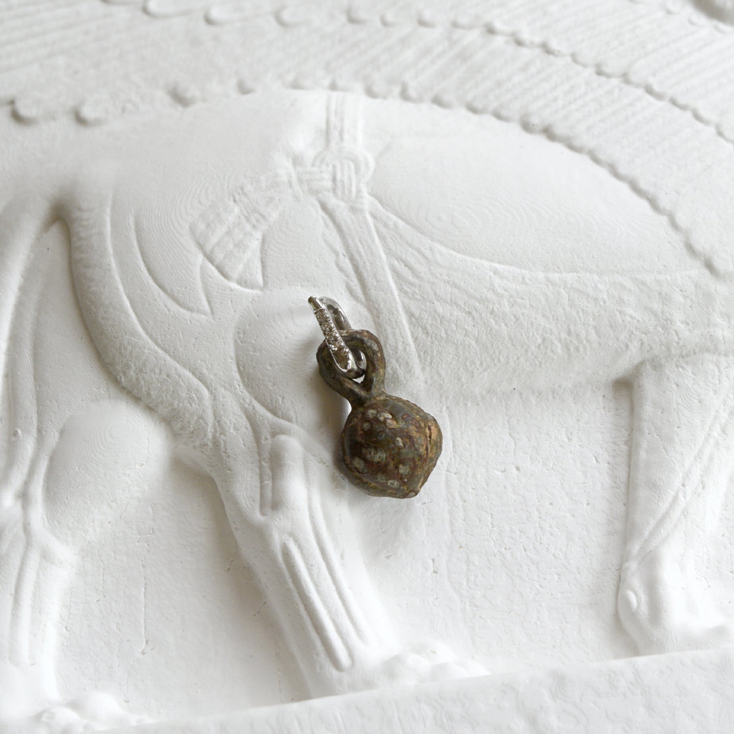 Roman Bronze Fertility Amulet with Diamond Bail (c 100 CE) - Unisex